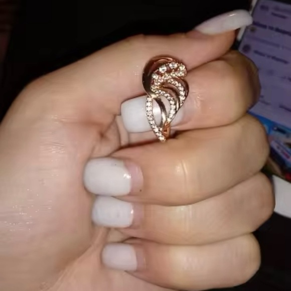 Luxury Full Zircon Vintage Texture Drop Earrings 585 - Picture 2 of 6